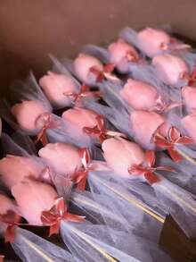 1支/3支装郁金香雏菊蜡烛，伴娘礼物，情人节浪漫装饰，周年纪念礼物，家居装饰 - 多色 - 查看 2