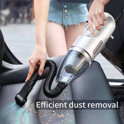 Mini Car Vacuum Cleaner - Powerful Suction, High Performance, Compact & Efficient, 12V Powered - Easily Clean Every Crevice And Groove Of Car Interior