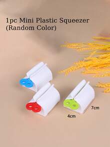 Toothbrush & Toothpaste Holder With Slots, Detachable Makeup Brush Rack, Bathroom Accessories, Bathroom Storage & Organization, Home Bathroom Decor, Autumn Decor, Back To School Decor - 彩色 - 查看 12