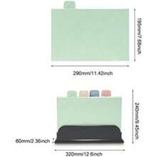 Creative Classification Cutting Board Set Cutting Board Cutting Board Non-Slip Cutting Board - Multicolor - View 11