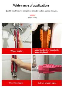 Vòi bếp xoay 360° kiểu dáng vòm cao - Có tay cầm điều khiển nước nóng lạnh kép và thiết kế vòm cao, cấu trúc chống bắn nước. Bao gồm ống mềm 60cm để dễ dàng lắp đặt. Chất liệu bền chắc, phù hợp cho mặt bàn bếp gia đình, quầy bar, phòng giặt, bồn rửa sân vườn, bồn rửa phòng tắm, xe RV và trang trại công nghiệp. Cũng có thể được sử dụng như vòi sen, phụ kiện phòng tắm và đồ dùng nhà bếp sang trọng! (Kiểu dáng, màu sắc và bao bì ngẫu nhiên) - Nhiều màu [Phiên bản nâng cấp] - Xem 11