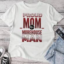 Proud Mom Of A Future Morehouse Man Women T-Shirt - trắng - Xem 3