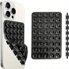 40 piezas de ventosa de silicona para teléfono, un pequeño regalo adecuado para amigos, novias y compañeros de clase compatible con iPhone, teléfono Android, regalo para cumpleaños, familia, amigos, soporte de teléfono para baño, soporte de teléfono, accesorios de teléfono, soporte adhesivo - Multicolor - Ver 13