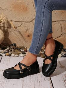 Giày lười nữ đế dày thoải mái, đa năng, thích hợp mang hàng ngày, phù hợp mọi mùa. - màu đen - Xem 2