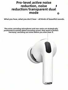 Air4 Bluetooth Headphones Wireless Earbuds With ENC Noise Cancelling 40H Battery Waterproof Touch Control For Android IOS Compatible With Air Pods Airpro Perfect For Home Travel Workout Sport HXYV - 預設 - 查看 4