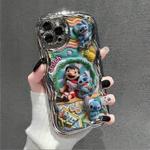 This Brand-New Disney Lilo & Stitch Phone Case Features A Cute And Playful Expression, A Simple And Stylish Appearance, And A Smooth Feel.Made Of Cute And Eye-Catching TPU Material With A 2D Wave Texture, It Includes Camera Protection, Cute Phone Case,Iphone17 Pro Max Case,Polka Dot,Travel Must Haves.Making It An Ideal Choice For Girls. Compatible With IPhone17/16/15/14/13/...12 Mini Pro Max Pro Plus XRXS. It's The Perfect Gift For Friends And Family. Stylish Phone Case, Fun Expression Design, Lightweight And Durable. Cute Phone Case,Iphone17 Pro Max Case,Polka Dot,Travel Must Haves. - Silver - View 1