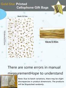 200pcs Semi-Transparent Plastic Bags/Glassine Bags With 100pcs Handmade Stickers, Suitable For Cookies, Cakes, Chocolates, Candies, Snacks Packaging, Suitable For Bakeries, Party Supplies, Polka Dot Pattern Packaging Bags With Stickers, Mother's Day Gifts, Gifts, Bridal Shower Favors - Multicolor - View 5