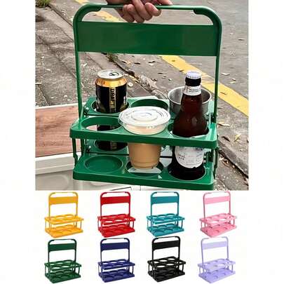 这款便携式可折叠啤酒袋可容纳6瓶饮料，方便外出携带，底部加固设计使其更加稳固，无需担心溢出或泄漏。它也适用于存放咖啡、牛奶和茶，是日常使用、聚会、野餐、露营的理想之选，更是啤酒节的必备良品。非常适合咖啡、奶茶和啤酒爱好者，也适用于公司聚餐、学校和工作场所。