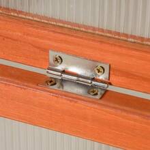 Cold Frame Greenhouse With Cover, Weatherproof, Made Of Wood And Polycarbonate, Orange, 90 X 46 X 40 Cm - Burnt Orange - View 4