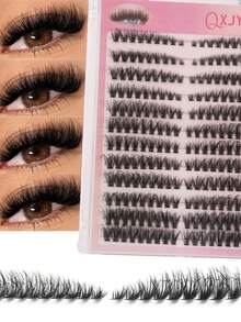 216 Cluster Lashes Natural Soft Faux Mink Eyelashes Extension Individual Eyelashes Cluster Makeup Toolslash Clusters,Eyelash Clusters,Individual Eyelashes,Lashes,Fake Lashes - D - View 1