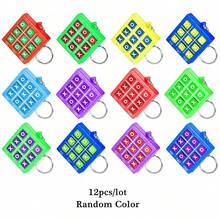 12pcs Mini Tic Tac Toe Game Charms, Lovely Birthday Party Favors And Candy Bag Fillers, Suitable For Birthday Party, Christmas, Halloween, Spring Festival, Valentine's Day, Wedding, Easter, Carnival As Gift Bag Stuffers - Multicolor - View 14
