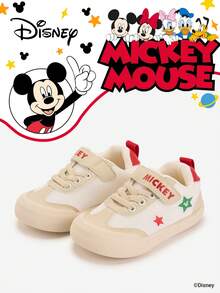 Disney 1 par de zapatillas para niños, aptas para uso diario, festivales, deportes, actividades al aire libre, cómodas, antideslizantes, duraderas y transpirables (zapatillas para niños, zapatillas de skate para niños, zapatillas deportivas para niños, zapatillas para niñas, zapatillas de skate para niñas) - Rojo - Ver 1