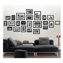 Large 23Pcs Photos Multi Picture Wall Frame Memories Collage Aperture Decoration - A - View 6
