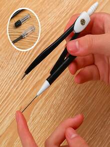 Minimalist Compass Set, Student Metal Drawing Compass Painting Tools Math Teaching Stationery - One Size - View 2