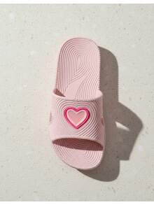Sandalia Corazón Mujer Ligeras Chanclas Cómodas Sandalia Corazón Mujer, Dama, Ligeras, Chanclas, Cómodas, Sandalias De Baño, Café, Lila,  Azul Marino, Negro, Rosa. Estilo Tierno y Moderno. No Guardan Olores, Suela Textura Antideslizante, Tallas disponibles, Material de Alta Calidad - Café integral - Ver 8