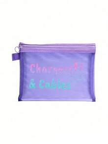 红色迷你收纳化妆包，网眼纹理，可作化妆包、护肤品收纳包、旅行必备、宿舍用品、送给朋友和老师的礼物、浴室收纳、珠宝收纳、唇彩和化妆品收纳，适合节日、生日、派对、伴娘礼物、斋月、开斋节、情人节礼物和纪念品。化妆收纳包、洗漱包、化妆袋、化妆包、洗漱包、旅行洗漱包、度假必备品、女性旅行礼物。 - 彩色 - 查看 13