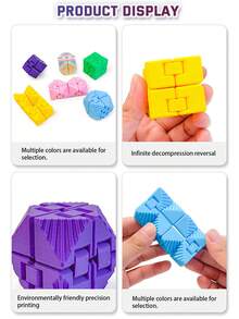 这款3D打印多边形无限立方体减压玩具，可三维折叠变形，有效缓解手指压力。它是一款理想的小型玩具，适合用来打发无聊时光，增添乐趣，是一种3D减压方式。也适合作为情人节礼物或派对礼物。 - 3D多邊形魔術方塊 - 查看 6