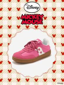 Disney 1 Pair Kids' Sneakers, Suitable For Daily Wear, Festivals, Sports, Outdoor, Comfortable, Non-Slip, Durable, Breathable (Boys' Sports Shoes, Boys' Skate Shoes, Kids' Sports Shoes, Girls' Sports Shoes, Girls' Skate Shoes) - Hot Pink - View 2