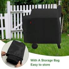 Grill Cover Fi Traeger Pro 575 And Pro 22 TFB82KLF TFB57KCL TFB30KLF TFB29BKLF  Grill And Smoker Compared To Traeger BAC503 Outdoor Eavy Duty Of BBQ Grill Cover - 黑色 - 查看 4