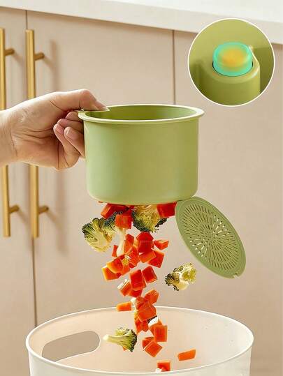 No-Hands Squeeze Drain Basket, Food Residue Filter, Hanging Kitchen Sink Drain Basket, One-Key Squeeze Drain Basket, Kitchen Organizer Rack, Faucet Drain Basket, Standalone Drain Basket, Kitchen Storage Basket, Sponge Drain Basket, Dishcloth Drain Basket