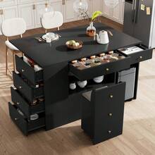 Cabinets - Black + MDF+Metal - View 3