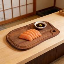 Premium Irregular Shaped Wooden Cutting Board - Suitable For Meat, Cheese, Bread, Vegetables And Fruits | Ideal Kitchen Gadget & Perfect Mother's Day Gift - Camel - View 5