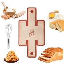 3 件装不粘可重复使用烘焙垫 - 适用于 9x5/10x5 英寸面包模具，易脱模，快速清洁，自制面包烘焙工具 - 彩色 - 查看 4