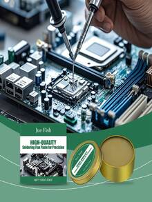 JUE FISH 焊膏，导热除氧清洁助焊剂，适用于焊点，家用电子产品维修焊接护理膏 - A - 查看 2