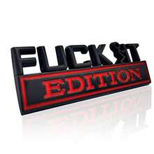 IT Edition Emblem Car Exterior Emblems Badge 3D Sticker Decal -IT Edition Emblem 3D Fender Badge Decal 3D Fender Badge Decal Car Truck Replacement Fit For All Cars - Đen Đỏ - Xem 7