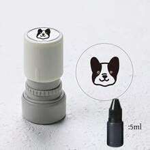 1瓶可爱小狗感光封口胶带，萌宠图案，适合作为礼物送给学生、老师、朋友，可用于礼品包装、DIY装饰、信封和文具贴纸。 - 套裝 - 查看 7