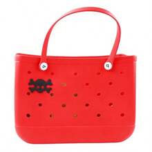 Charm Accessory For Bogg BagInserts Decorative Accessories For Similar Beach Bag - Đầu lâu đen - Xem 4