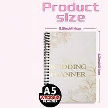 1 Ten notatnik tematyczny do planowania ślubu, w stylu planowania ślubu – służy do systematycznego planowania i dokumentowania przygotowań do ślubu. Odpowiedni dla ogółu społeczeństwa, a zwłaszcza dla par i organizatorów ślubów na etapie przygotowań przedślubnych. To praktyczny notatnik ślubny. Wykwintna wewnętrzna strona do zapisywania planów ślubnych. - 1 szt. - Zobacz 2
