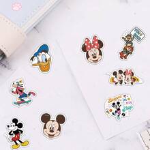 50pcs[Official]DSN Series Cartoon Character Graffiti Stickers, Decorative For Phone Case, Planner, Computer, Waterproof, Mixed Disney Graffiti Stickers, Personalized Decoration For Guitar, Luggage, DIY Waterproof Official Licensed Stickers For Notebook, Laptop, Phone Case, Office Supplies And School Items, 2026 New Year Gift - Mickey Mouse Stickers - View 4