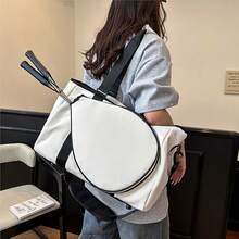 大容量网球/羽毛球运动包，带球拍隔层 - 彩色 - 查看 1