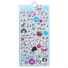 Cute 3D Panda Stickers - Cartoon Pop-Up Note Stickers. Fun, Shiny And Reusable. Perfect For Decorating Scrapbooks, Planners, Journals, Notebooks And Phone Cases. - Multicolor - View 8