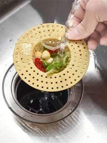 Lưới lọc bồn rửa nhà bếp - Ngăn ngừa tắc nghẽn do tóc và thức ăn, cung cấp khả năng bảo vệ thoát nước thiết yếu cho gia đình, lưới lọc bồn rửa ngăn ngừa tắc nghẽn bồn cầu và côn trùng xâm nhập, dễ lắp đặt và vệ sinh, thích hợp cho phòng tắm, nhà bếp và các dịp khác, phụ kiện phòng tắm, vật dụng thiết yếu cho nhà bếp. - Nhiều màu - Xem 9