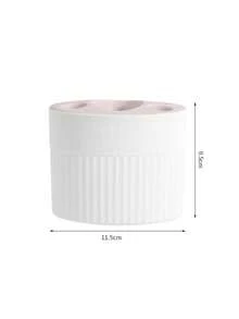 Toothbrush & Toothpaste Holder With Slots, Detachable Makeup Brush Rack, Bathroom Accessories, Bathroom Storage & Organization, Home Bathroom Decor, Autumn Decor, Back To School Decor - 彩色 - 查看 18