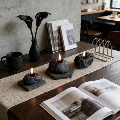 1pc Black Meteor Scented Candle, Suitable For Atmosphere Creation, Home Decor, Holiday Decor, Bedroom Decor, Living Room Decor, DIY Creative Decoration, Holiday Gift, Wedding Gift, Wedding Decor, Wedding Souvenir, Valentine's Day Gift, Valentine's Day Decor, Valentine's Day, Women's Gift, Girlfriend Gift, Lady's Gift, Holiday Gift, New Year Decor, New Year Gift, Photography Prop