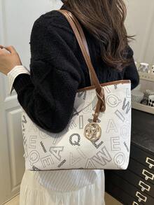 2026 Nowa, minimalistyczna, szykowna torebka typu crossbody w stylu vintage, elegancka torebka na co dzień dla kobiet - Biały - Zobacz 9