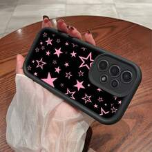 1 khung ảnh hình bầu trời sao màu hồng sáng tạo, tương thích với iPhone 7/8/X/XR/XS Max/11/12/13/14/15/16/17 Pro Max, Galaxy A14/A15/A16/A17/A04/A05/A06/A07/A54/A55/A56/A57/A34/A35/A36/A37/S26/S26 Plus/S26 Ultra, Transsion SMART7/8, G05, Honor 400/400 Pro/400 Lite, ốp lưng điện thoại mềm mại bao phủ toàn diện. - Mắt đen thiên đường - Xem 4