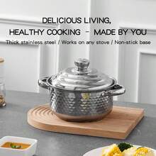12-Piece Cookware Set, Made Of Stainless Steel, Non-Stick, Kitchen Cookware Set, Non-Stick Cooking Set, All Kinds Of Pots And Pans To Meet All Kitchen Needs, The Best And Most Practical Gift For Mom - 銀色 - 查看 5