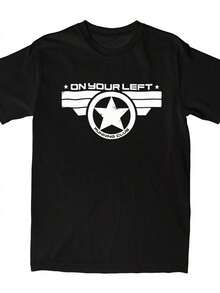 Fashion Captain Americas T Shirt Men Women's Pure Cotton Tee Shirt Gift Idea Clothing Valentines Day Outfit - màu đen - Xem 1