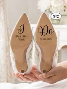 1/6/12 miếng dán giày cưới tùy chỉnh, chữ viết tùy chỉnh, họ và ngày cưới, nhãn dán giày cưới cá nhân hóa với tên và ngày cưới, nhãn dán giày cưới tùy chỉnh, nhãn dán "Tôi đồng ý", nhãn dán đám cưới, nhãn dán giày cưới, nhãn dán giày cưới cá nhân hóa, nhãn dán "Ông và Bà" tùy chỉnh. - Nhiều màu - Xem 10