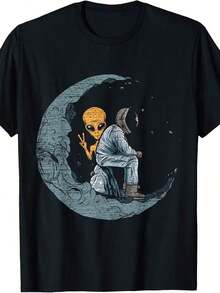 Billiards Player T-Shirt With Flag - 咖啡棕 - 查看 6