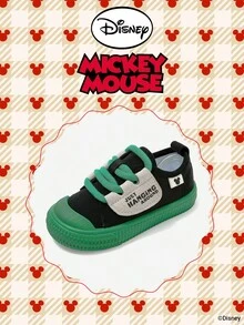 Disney 1 Pair Kids' Sneakers, Suitable For Daily Wear, Festivals, Sports, Outdoor Activities, Comfortable, Non-Slip, Durable, Breathable (Boys' Sneakers, Boys' Skate Shoes, Kids' Sports Shoes, Girls' Sneakers, Girls' Skate Shoes) - Black - View 2