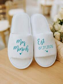 1/6/12pcs Custom Wedding Shoes Decal, Customize Text,Custom Ich Will Sticker, Wedding Shoes Sticker, Personalized Wedding Shoes Sticker, Custom Mr And Mrs,Something Blue Decal, Wedding Shoes Decal, Bride Shoe Stickers, Wedding Day Accessories - Multicolor - View 7