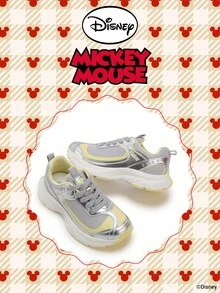 Disney 1 Pair Kids' Sneakers, Suitable For Daily Wear, Festivals, Sports, Outdoor Activities, Comfortable, Non-Slip, Durable, Breathable (Boys' Sneakers, Boys' Skate Shoes, Kids' Sports Shoes, Girls' Sneakers, Girls' Skate Shoes) - Yellow - View 2