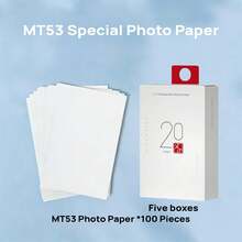 HPRT MT53 Dedicated Original Photo Paper, 3-Inch Photo Paper, Camera-Specific High-Adhesion Adhesive, Portable Pocket Photo Paper, Zink Inkless Printing Technology. - Multiple Items - View 15