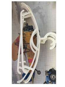 1 pezzo/3 pezzi Grucce per abiti in plastica resistente, spalle rinforzate e allargate, gancio rotante a 360°, antiscivolo, adatte per abbigliamento adulto, grucce spesse e larghe antiscivolo, per uso domestico - Multicolore - Visualizzare 10