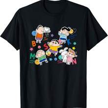Camiseta Crayon Shin-chan Kasukabe boeitai - Negro 1 - Ver 1
